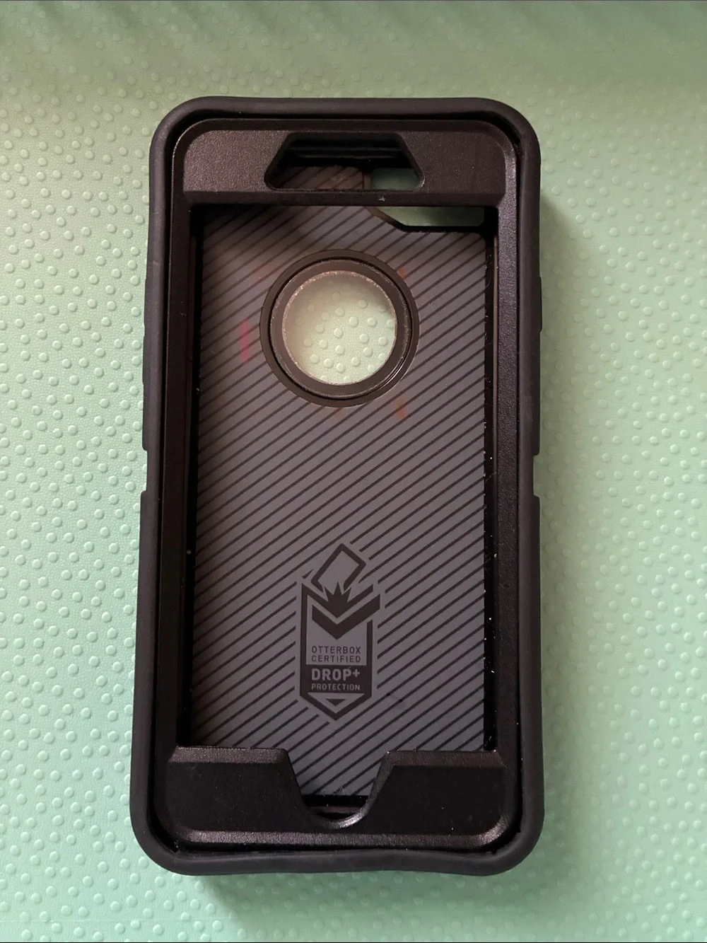 OtterBox Black iPhone SE 7 8 Case with Rear Window